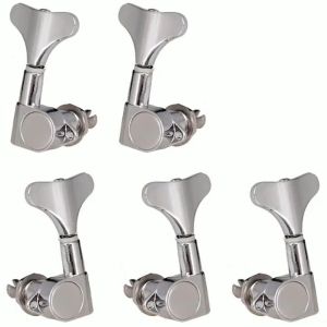 4pcs Electric Bass Tuning Pegs Sealed Tuning Keys Machine Heads Tuners Tuning Keys Bass Buttons