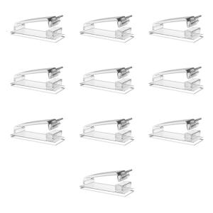 10Pcs Adhesive Cable Management Clip Cable Holder Wire Clip Cord Holder for TV PC Ethernet Cable Under Desk Home