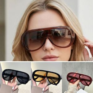 MINIFELE 262 Large Frame Oversize Sunglasses UV Resistant Integrated UV400 Sun Glasses Retro Fashion Shades Women Men