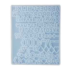 Nhỏ khuôn silicon thư và số trang trí dễ dàng demolding khuôn mẫu mềm linh hoạt khuôn mẫu cho sáng tạo crafting