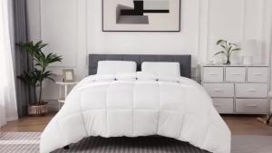 Comforter Duvet Insert King Size - All-Season Down Alternative Duvet Insert with Corner Tabs Lightweight Fluffy Quilted Bedding for Adults and Teens 102" x 90"