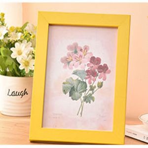 COUPLECOL Colorful Photo Frame Drawings Multi Size Display Holders Simple Handcraft Picture Frame