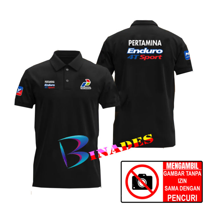 Jual Baju Kaos Tshirs Kerah Model Polo PERTAMINA ENDURO 4T Sport - Main Image