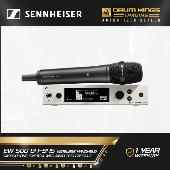 Sennheiser Ew 500 G4 945 Wireless Handheld Microphone System With Mmd