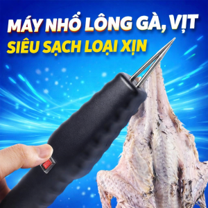 Máy Nhổ Lông Gà Vịt Cầm Tay Tích Điện – Động Cơ Kép Mạnh Nhỏ Gọn Kèm Sạc Loại Xịn