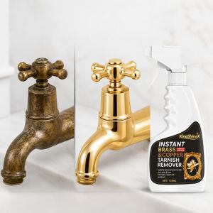 Brass Metal Polishing Cleaner Non-Abrasive Metal Polish Brass Polishing Agent for Taps Fences Steel Surfaces Hardware and Household Metal Care