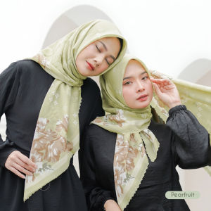 BY.ARSY Meera Voal Motif Premium / Hijab Segiempat / Hijab Katun / Segiempat Motif