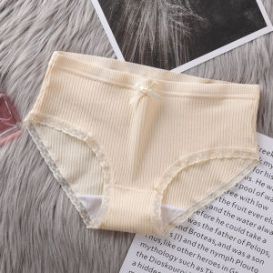 lizida Womens Seamless Cotton Xl Underwear Mid-waist Breathable Womens Underwear Underwear