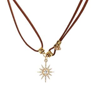 สร้อยคอจี้ชนเผ่าโบฮีเมียนปรับได้ของขวัญชิ้นอเนกประสงค์สำหรับงานเลี้ยงสำนักงานและอุปกรณ์การเดินทาง