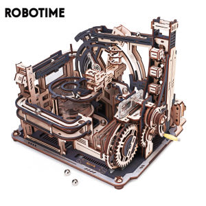 Robotime ROKR Electric Marble Run 3D Wooden Puzzle New Arrival Toys Games Birthday Christmas Ideal Gift Kids - LGC01