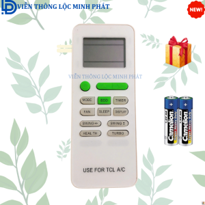 Remote máy lạnh TCL điều khiển điều hoà TCL mẫu 01 - Tặng kèm pin