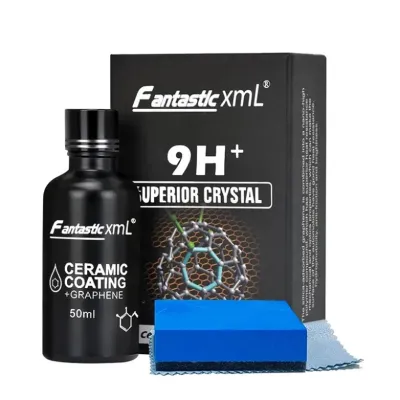 NEW 9H Graphene Nano Ceramic Car Coating Diamond Hydrophobic Anti-UV Scratch Protection Long Lasting With Towel & Sponge