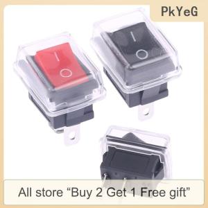 [COD] PkYeG Tool 5Pcs Push Button Mini Switch 2Pin On Off Rocker Switch with waterproof cover