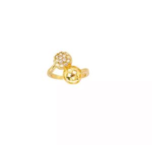 Cincin Xuping Bola tumpuk dua CXB494