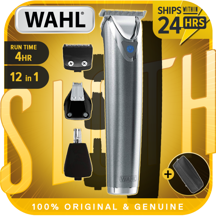 Wahl 9818 Lithium Ion+ Stainless Steel Trimmer All in One Mens