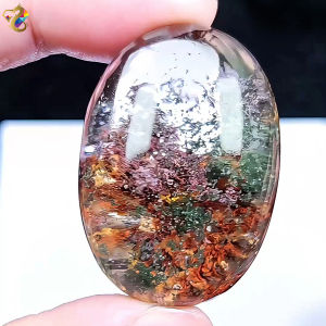 Collectors Grade Brazil Starry Sky Forest Garden Phantom Quartz Display Pendant