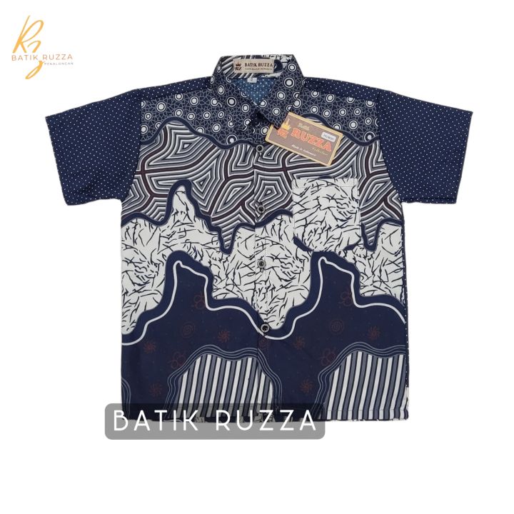 Tempat Ruzza RUZZA Kemeja Batik Anak Laki Ukuran 2-15 Tahun Motif Terbaru | Lazada ...