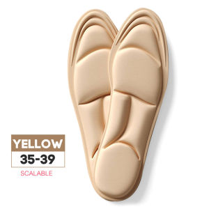 1 Cặp Đế Trong Nâng Đỡ Hình Cung 5D Comfort Memory Foam Lót Giày Nam Nữ Thoáng Khí Khử Mùi Chỉnh Hình Chạy Thể Thao Miếng Lót Giày