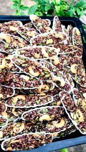 BÁNH THUYỀN GẠO LỨT MIX HẠT HEALTHY - THƠM NGON BỔ DƯỠNG-TỐT CHO SỨC KHOẺ - PHÙ HỢP VỚI MỌI LỨA TUỔI healthyfood3B gralona ngucocutthuy