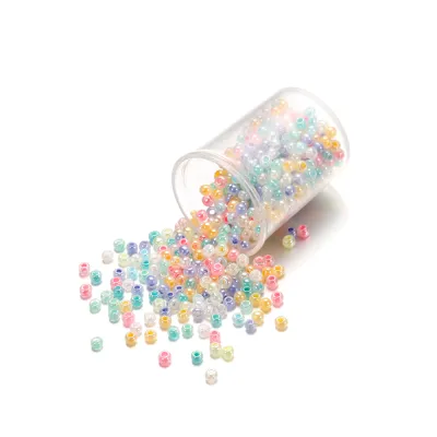 2/3/4mm 300-1000pcs Sweets Color Charm Czech Glass Beads Cute Bulk Small Bead For DIY Bracelet Handicraft Jewelry Making Supplies