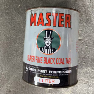 Master Super Fine Black Coal Tar 1 Liter 4 Liters Rust Prevention High Quality Waterproofing Paint