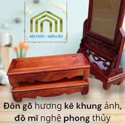 Đôn Dài (Gỗ Hương 100%)Kê Khung Ảnh Và Đồ Mỹ Nghệ Phong Thủy