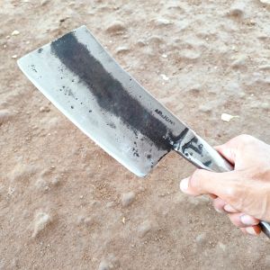Pisau Cacah Daging full baja sepuhan - pisau cacah daging dan Tulang Hewan bahan per baja berkualitas- pisau potong ayam - pisau dapur