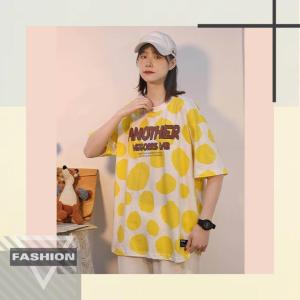 LH.Sunday เสื้อยืดลายต้าวน้อนวัว สีสันสดใสหลากหลายสี ทรงโอเวอร์ไซส์สวมใส่สบาย มีกิมมิกอักษรน่ารัก โซคิวส์