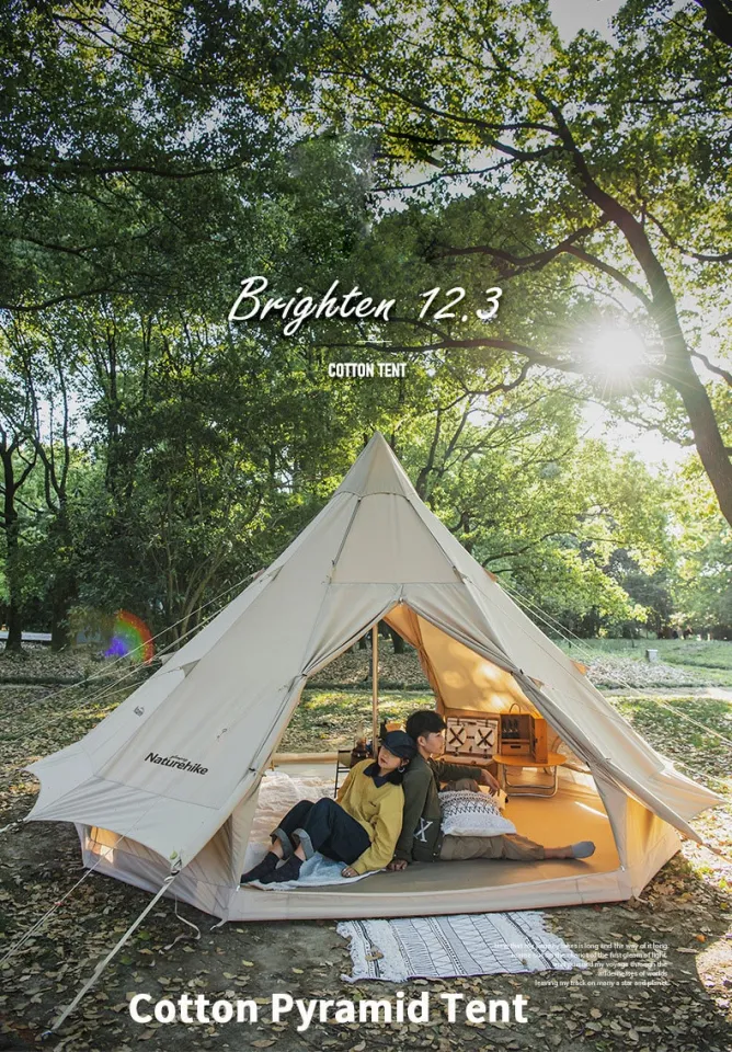 Naturehike BRIGHTEN Series 12.3 Pyramid Tent Blended Cotton Bell