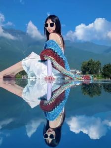 Sky Mirror Reflection Photography Tool Home Use Photo Mirror Multifunctional Photography Accessory Rear-Mounted Photo Tool Random Color