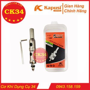 Mũi khoét sắt thép hợp kim inox cao cấp Kapusi Japan đủ cỡ chuẩn hãng