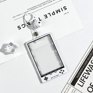 MODERNLUX 1Pcs Korean Fashion Card Holder Display Kpop Photocard Holder  with String Student Card Protector Student Supplies