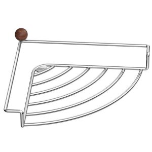 LUMIYA Triangle Shape Sink Drain Rack Thickened Structure Stainless Steel Corner Sink Rack Drainage Sponge Holder Kitchen Sink