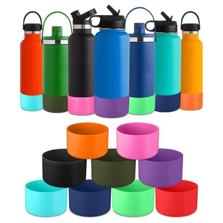 1PC 12-24oz/32-40oz Aquaflask Water Bottle Boot Non-slip Soft Silicone ...