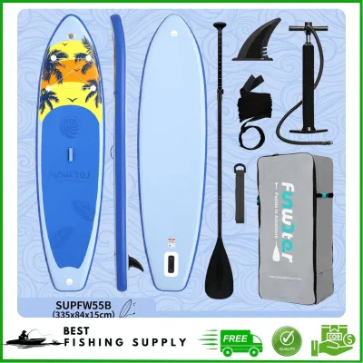 Inflatable Paddle SUP Surfboard 165kg Capacity 12kg Stand Up Paddle Board