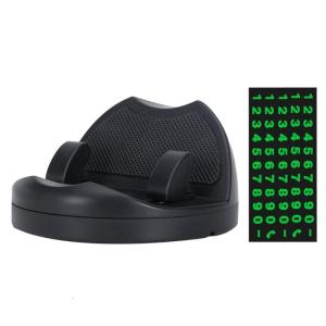 Universal Car Phone Stand mind Integrated Temporary Parking Number Display Multifunctional Phone Stand with Number Plate