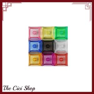 [The Cici Shop] PC XDA 2 keycaps keycaps แบบกลไกหมวกแก๊ปแบบใสคริสตัลสำหรับนักเล่นเกม MX SWITCH XDA 2ความสูง9.3มม.