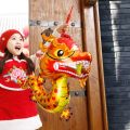 4 chiếc bóng bay tráng kim loại hình rồng khổng lồ Bóng Rồng bay hoạt hình 3D lớn 1m quà tặng trang trí năm mới Trung Quốc cho trẻ em. 