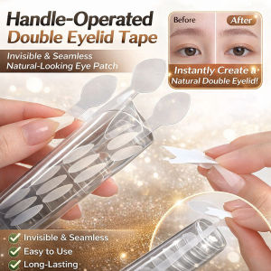 Invisible Double Eyelid Tape Natural Eyelid Sticker With Applicator Portable Beauty Makeup Tool