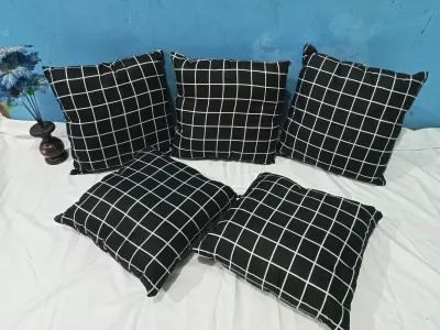 BANTAL SOFA 1 SET [5 PCS] new motif isian dakron asli