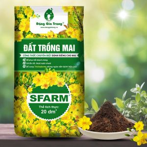 Đất trồng mai SFARM công thức chuyên biệt dành riêng cho mai ( Bao 20dm3 )