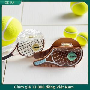 QK FA ✨ Sáng Tạo Mô Phỏng Tennis Vợt Tóc Caw Axit Acetic Cá Mập Clip Thời Trang Giản Dị Kẹp Tóc Cho Cô Gái Mũ Nón Tóc Phụ Kiện