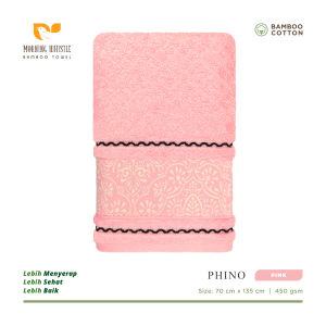 Morning Whistle Bamboo Towel Phino - Handuk Mandi Dewasa Katun Bambu 70 x 135 cm