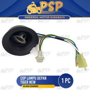 Cop Lampu Depan Tiger New - Pitingan Fitting Fiting Piting Socket Soket Dop Depan Honda Tiger New