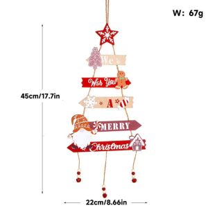 Đồ Treo Tường Trang Trí Noel Chrismas - Bảng Gỗ Chỉ Dẫn Chủ Đề Giáng Sinh Hot Trend Biển Treo Quán Cafe Khách sạn
