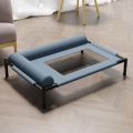 ARGETR Breathable Elevated Dog Beds Removable Mesh Dog Cooling Bed Washable with Pillow Outside Dog Bed for Small Medium Dogs. 