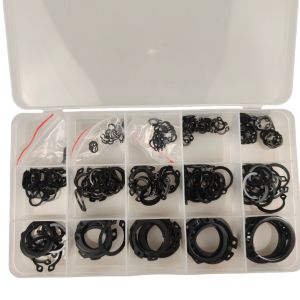 225PCS Circlip Set External Retaining C-type Cir clip Lock Snap Retaining Ring Assortment Washer