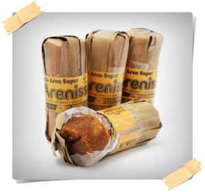 Gula Aren Padat Organik 100% Asli Kawung ARENISS (Kemasan Toros) 250gr