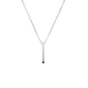 KALUNG TITANIUM PRIA WANITA PREMIUM MODEL RANTAI LIONTIN BALOK TERLARIS