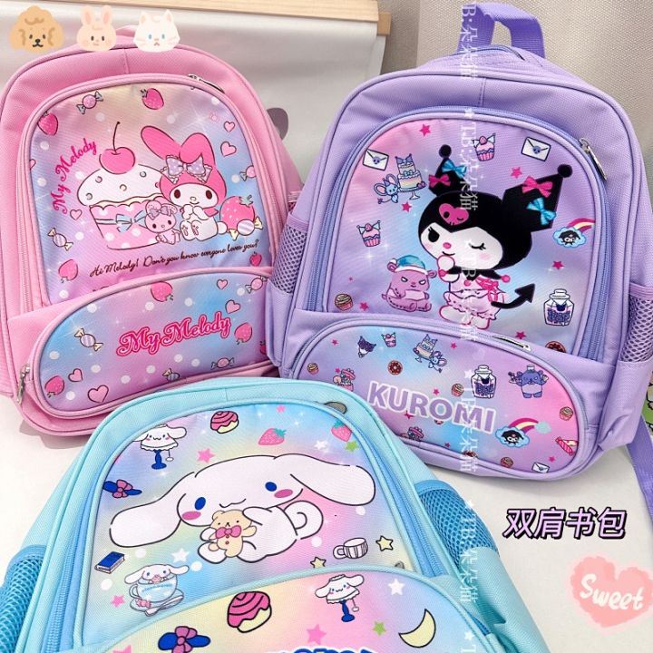 TOYSSAFARI Sanrio 33cm School Bag Hello Kitty Kuromi Melody Backpack ...